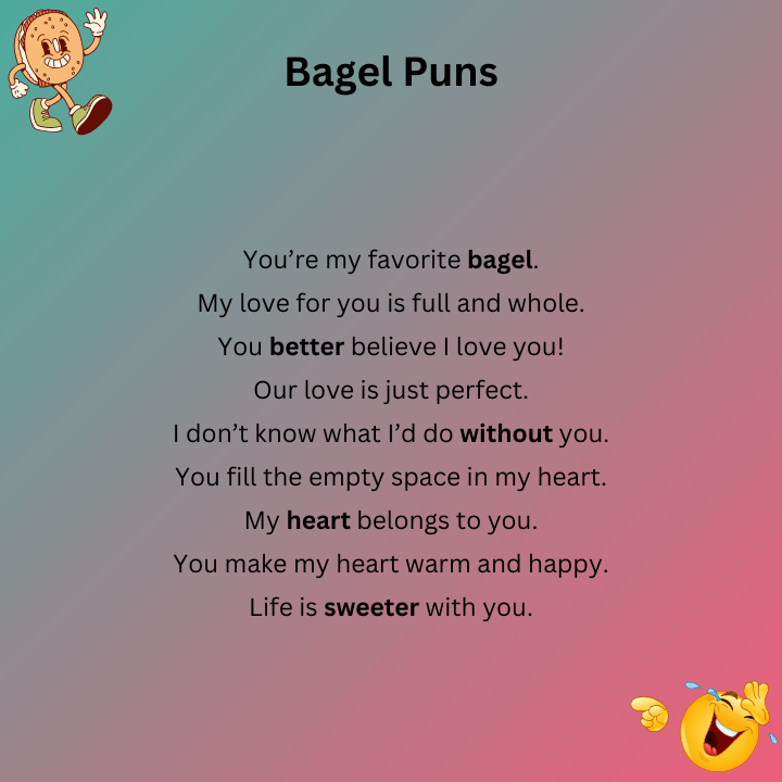 Bagel Puns Love