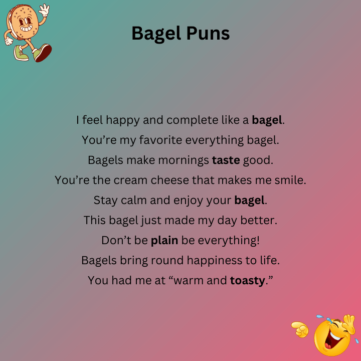 Bagel Puns One Liners