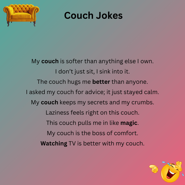 Couch Jokes One Liners