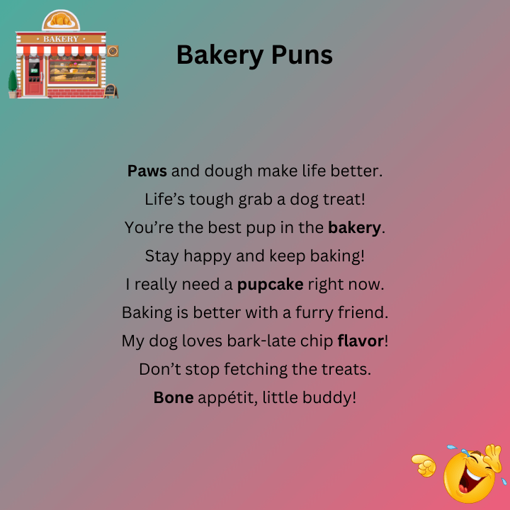 Dog Bakery Puns