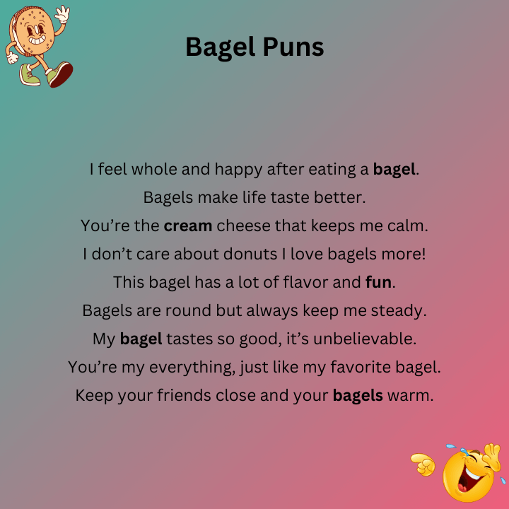 Funny Bagel Puns