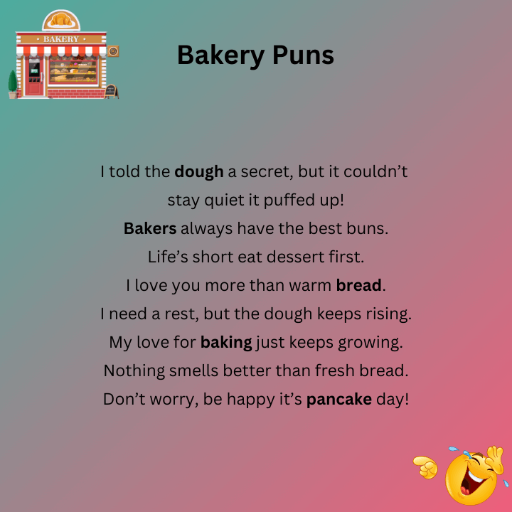 Funny Bakery Puns