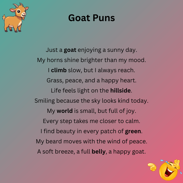 Goat Puns For Instagram