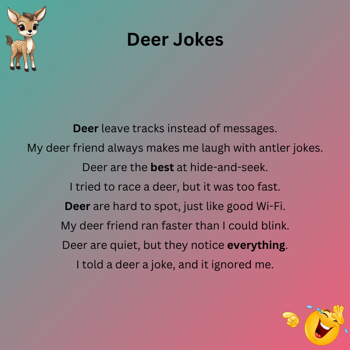One Liner Deer Jokes