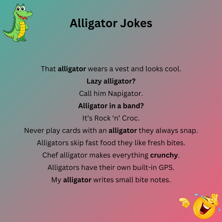 Short Alligator Jokes One Liners