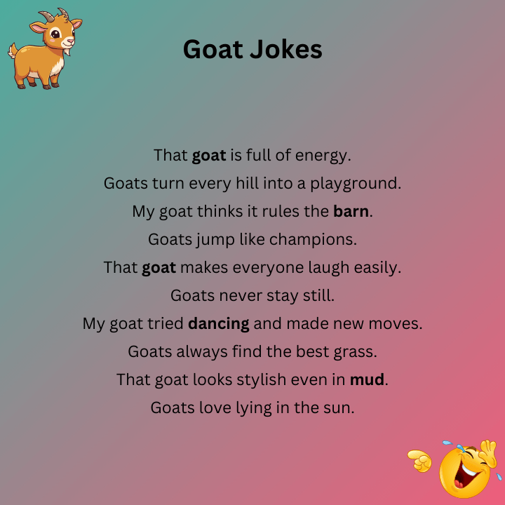Short Goat Jokes One Liners