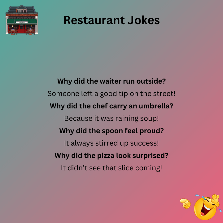 Short Restaurant Jokes