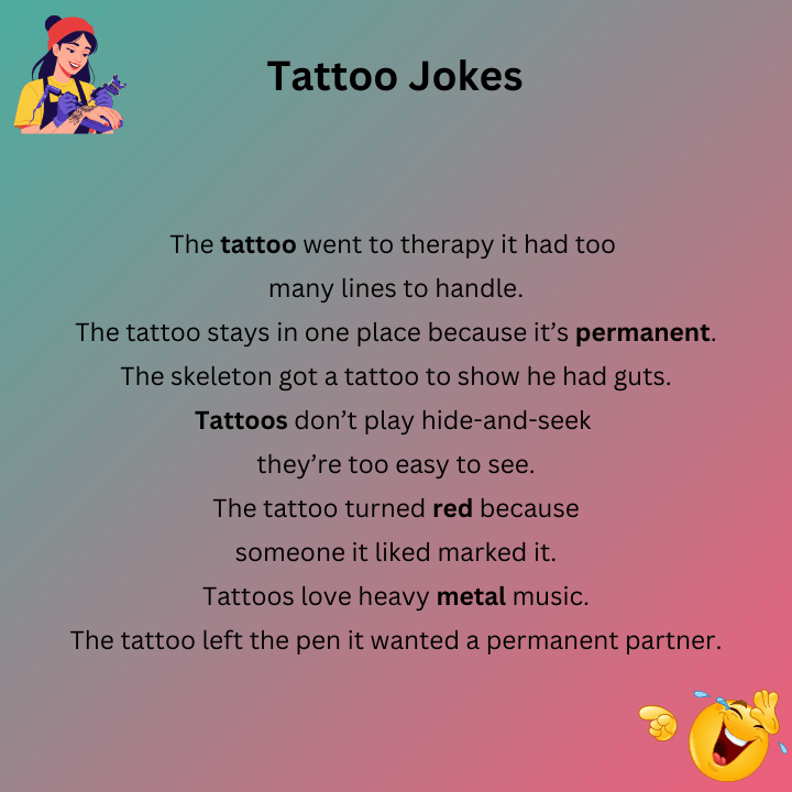Tattoo Jokes One Liners