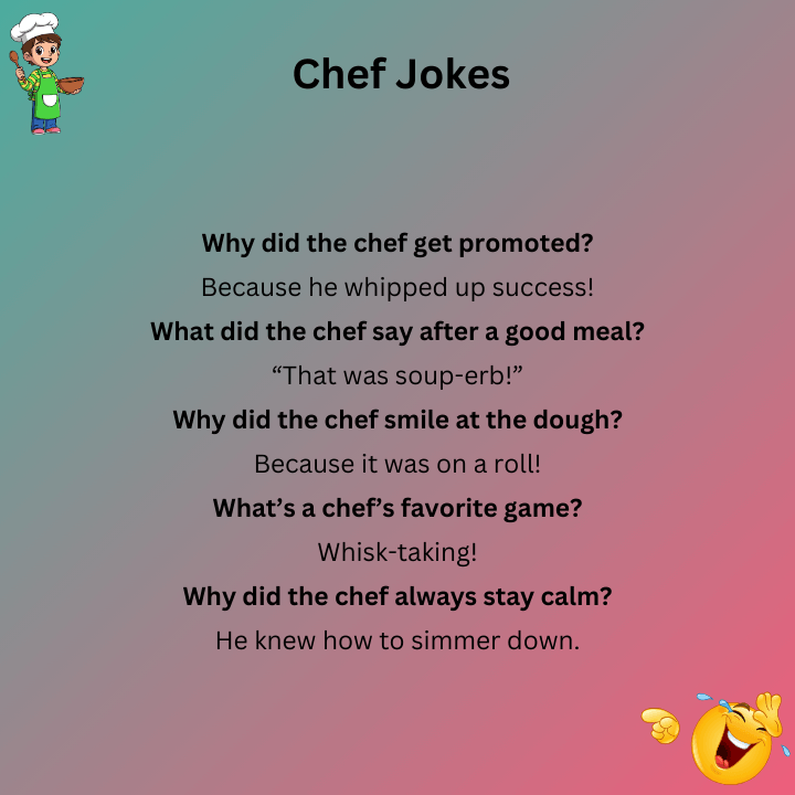 Chef Jokes One Liners