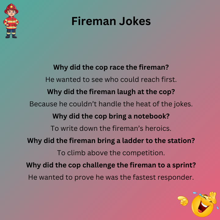 Cops Vs Fireman Jokes