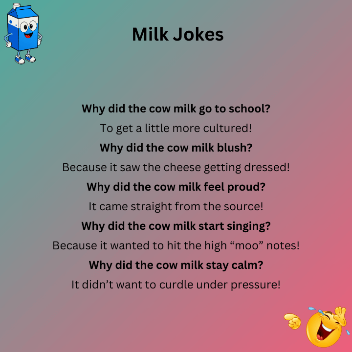 Cow Milk Jokes