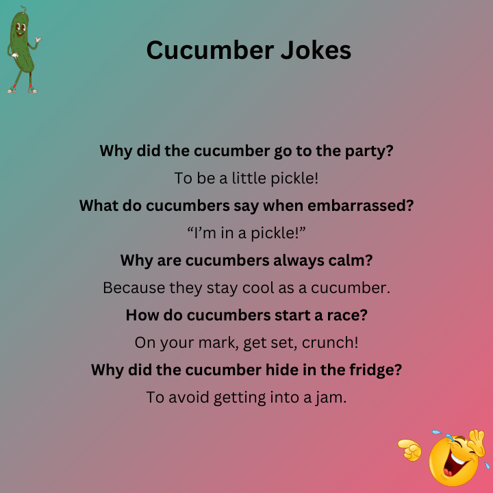 Cucumber Jokes One Liners