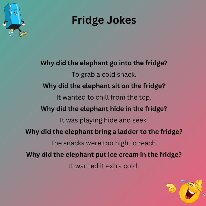 Elephant In The Fridge Jokes