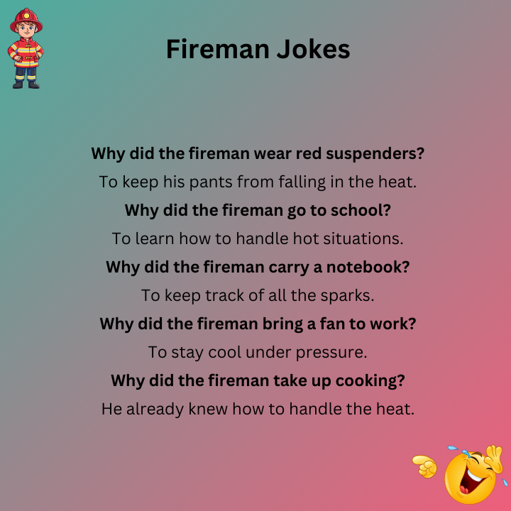 Fireman Jokes One Liners