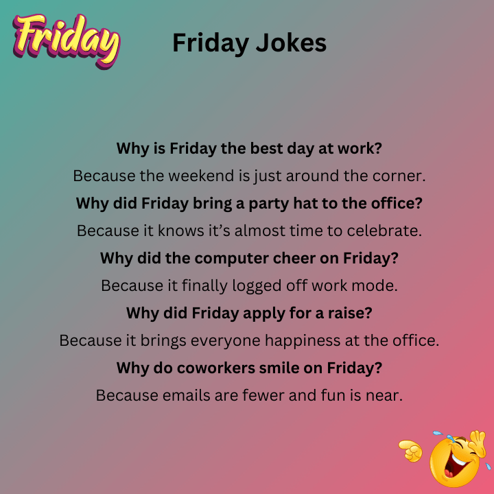 Friday Jokes For Work