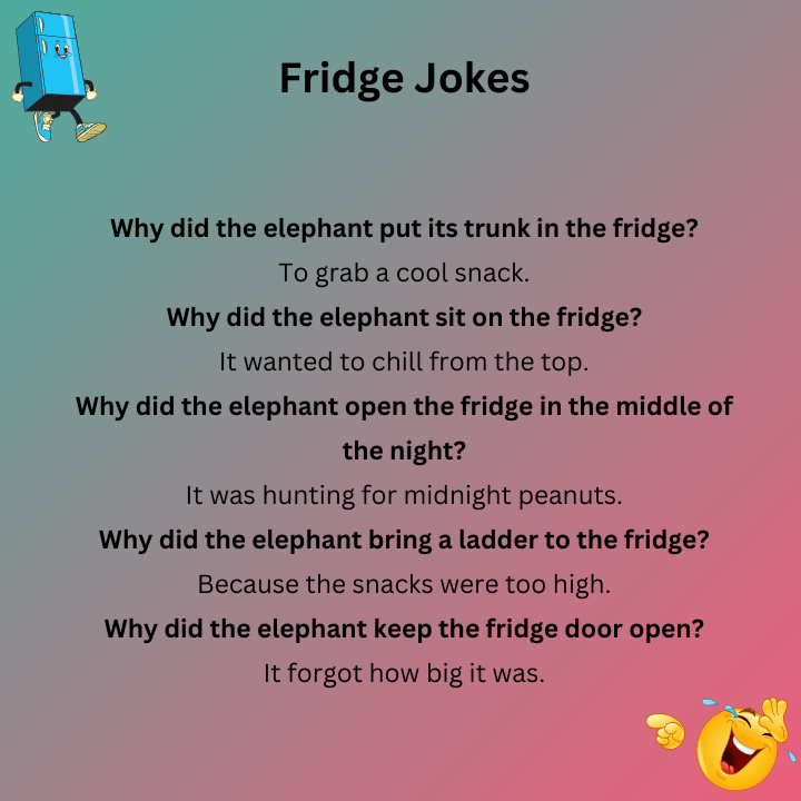 Fridge Jokes Elephant
