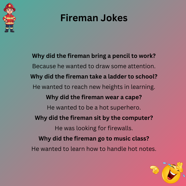Funny Fireman Jokes