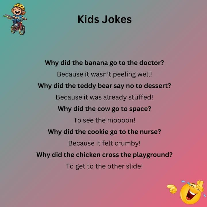 Jokes For 4 Year Olds