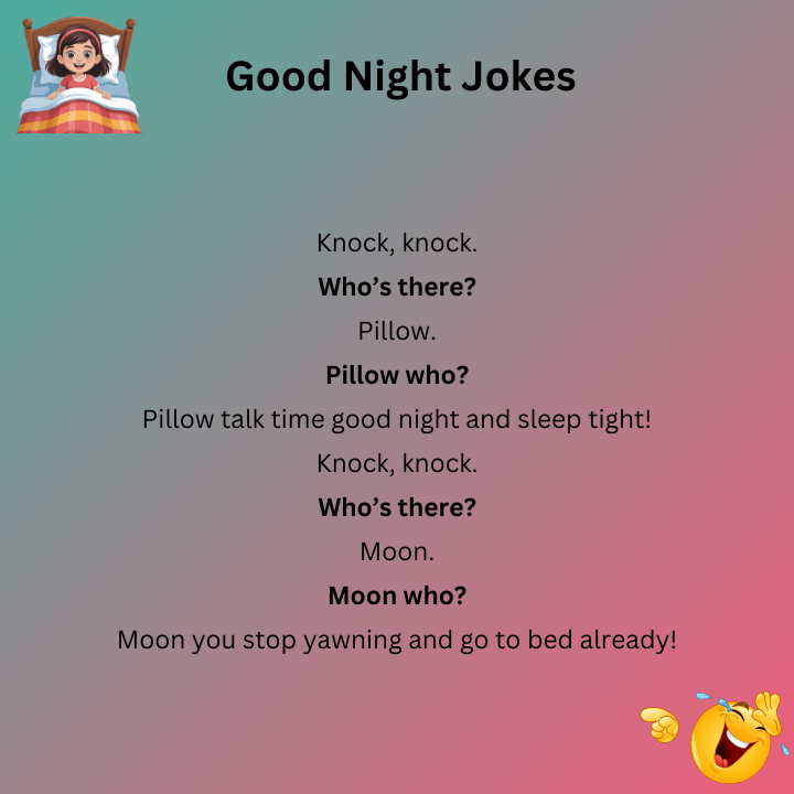 Knock Knock Good Night Jokes
