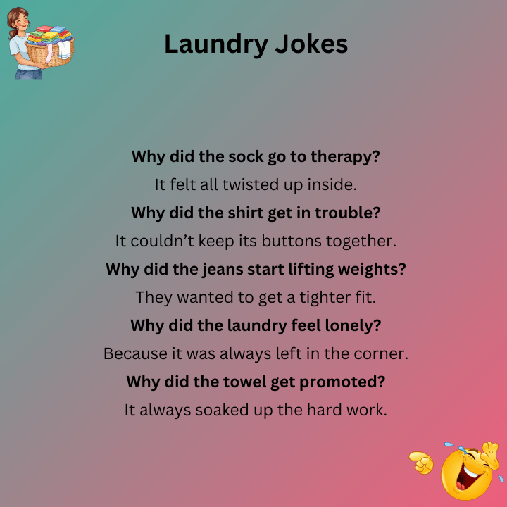 Laundry Jokes One Liners