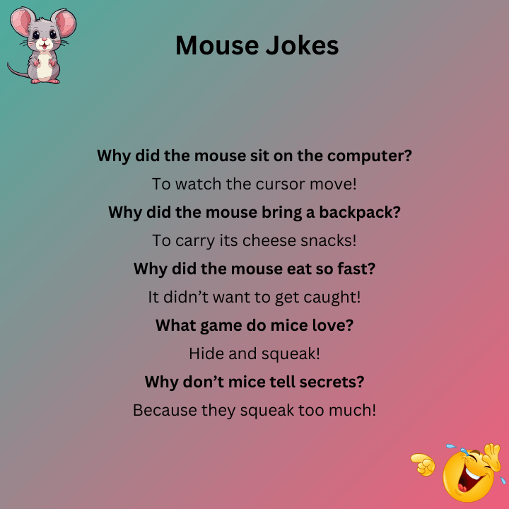 Mouse Jokes One Liners