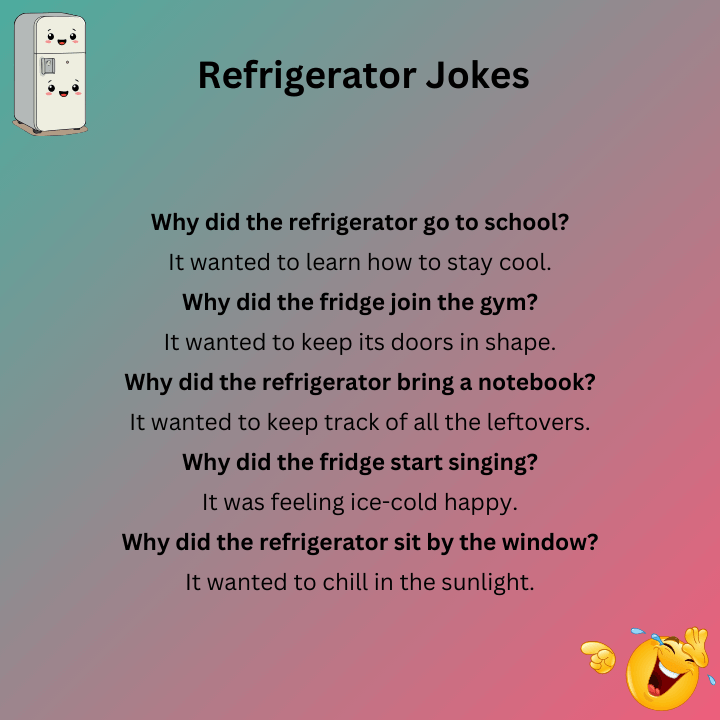 Refrigerator Jokes One Liners