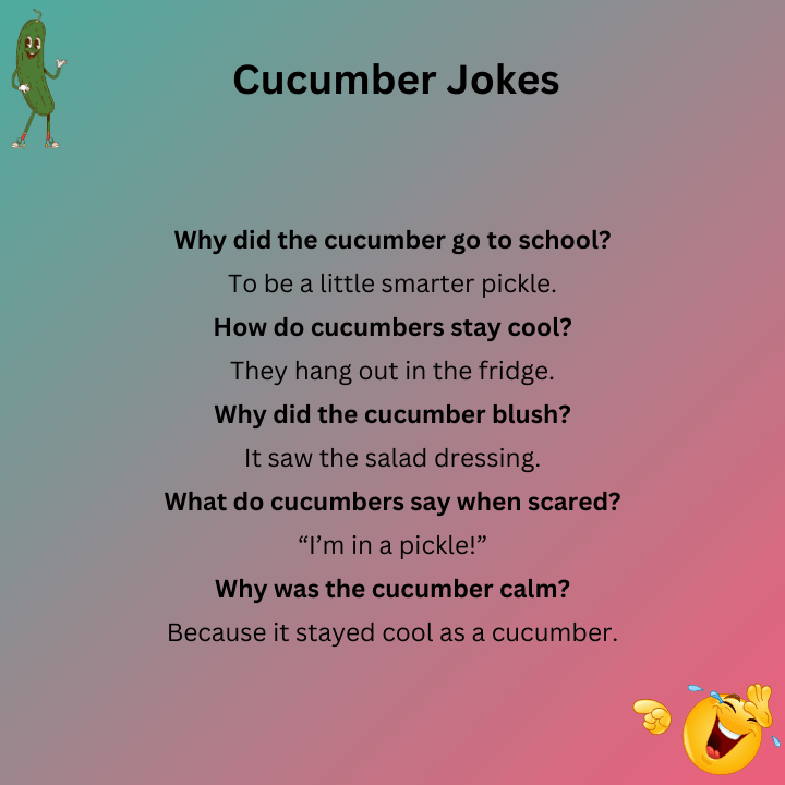 Short Cucumber Jokes