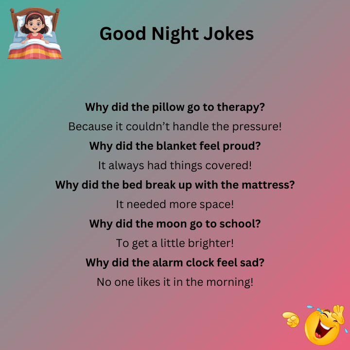 Short Funny Good Night Jokes