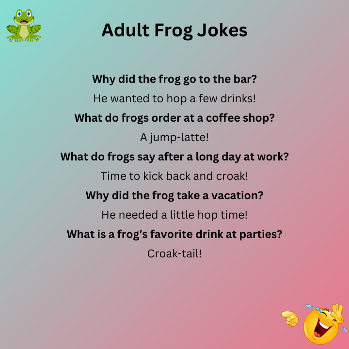 Adult Frog Jokes