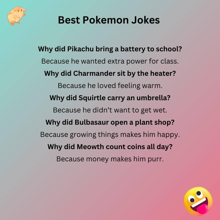 Best Pokemon Jokes