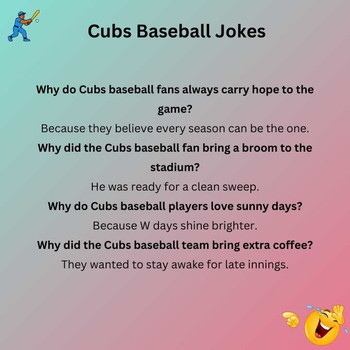 Cubs Baseball Jokes