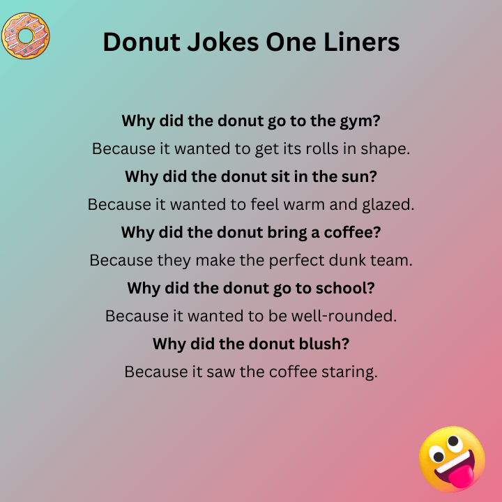 Donut Jokes One Liners