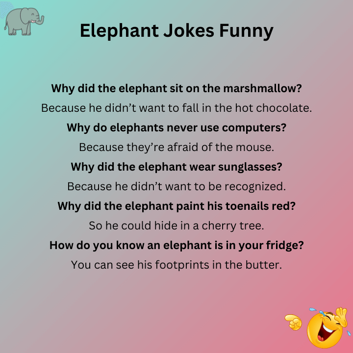 Elephant Jokes Funny