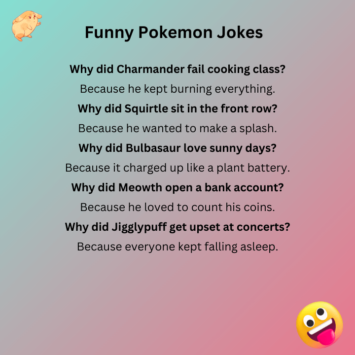 Funny Pokemon Jokes