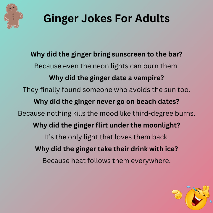Ginger Jokes For Adults
