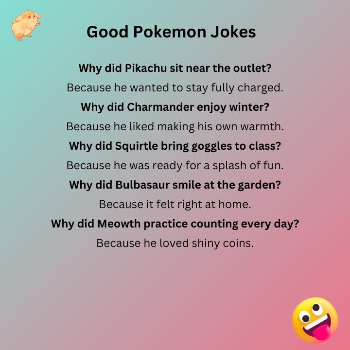 Good Pokemon Jokes