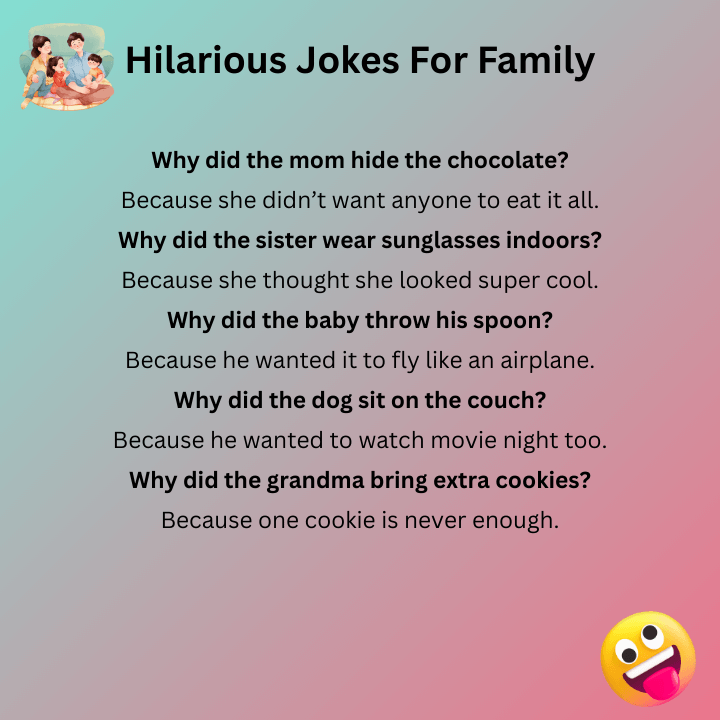 Hilarious Jokes For Family
