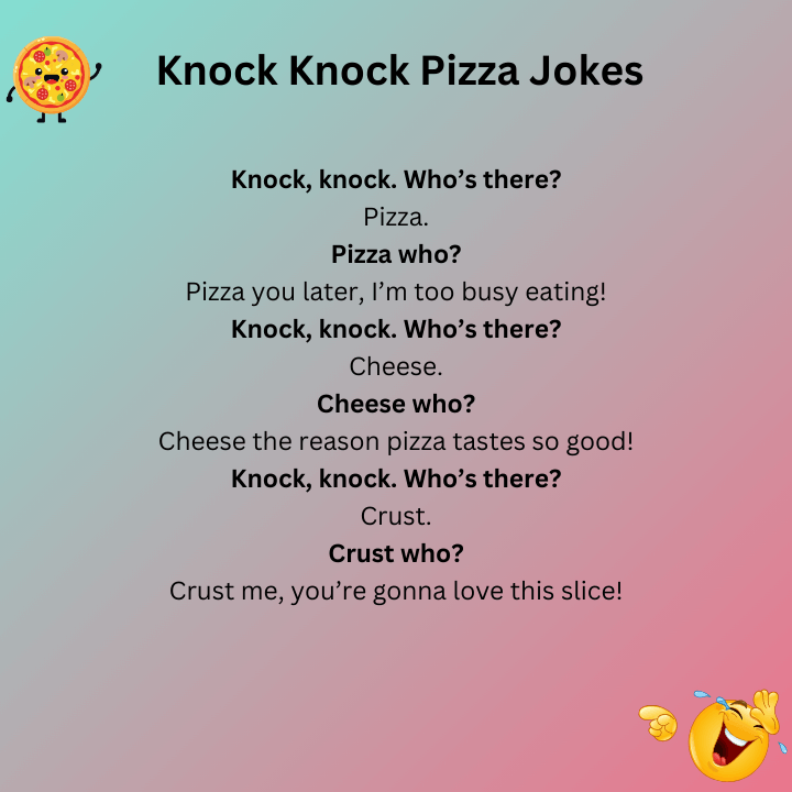 Knock Knock Pizza Jokes