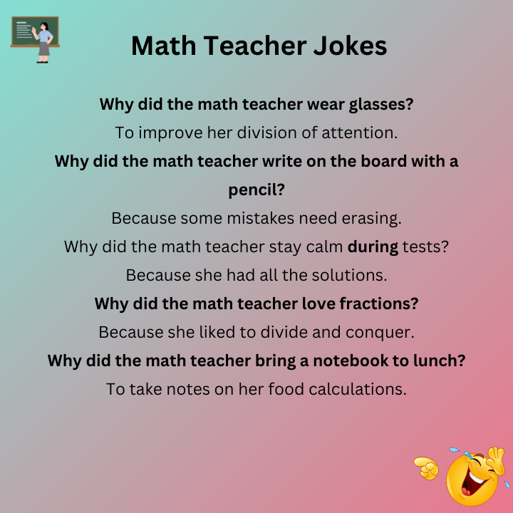 Math Teacher Jokes