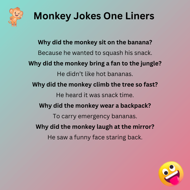 Monkey Jokes One Liners