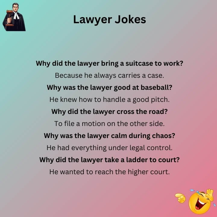 One Liner Lawyer Jokes