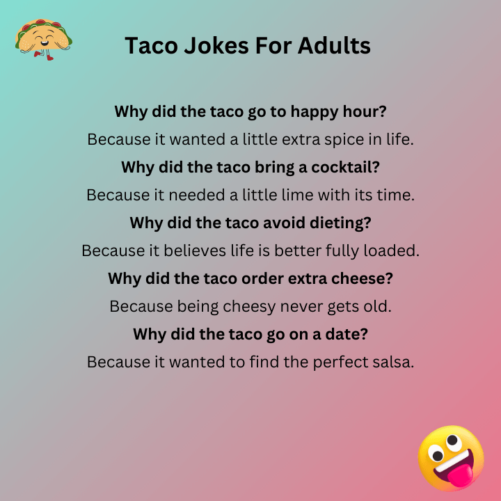 Taco Jokes For Adults