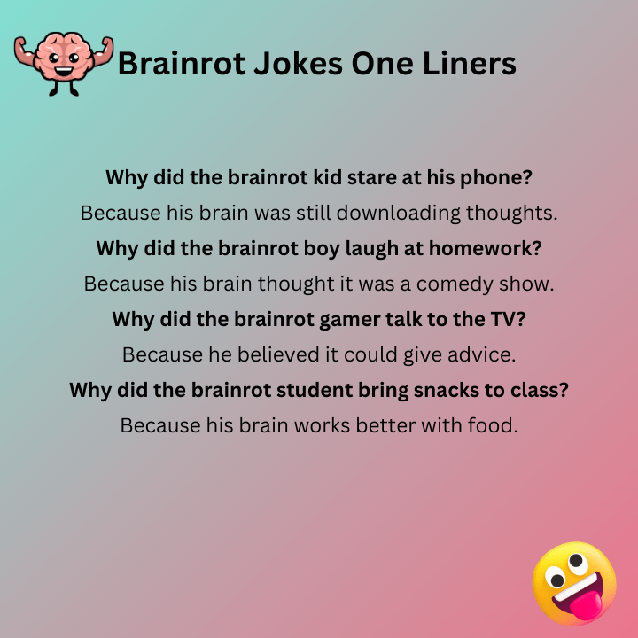 Brainrot Jokes One Liners