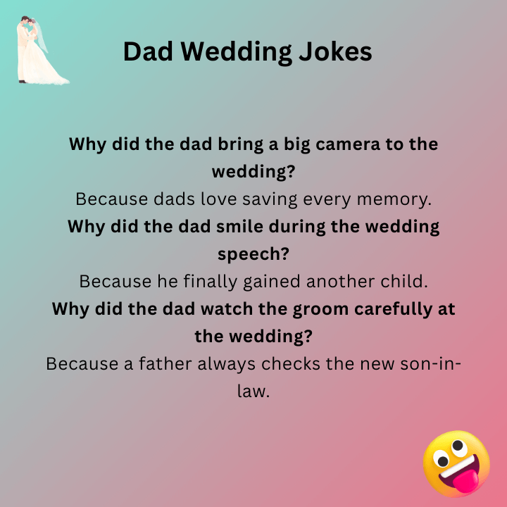 Dad Wedding Jokes