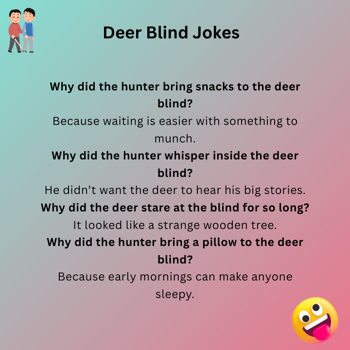Deer Blind Jokes