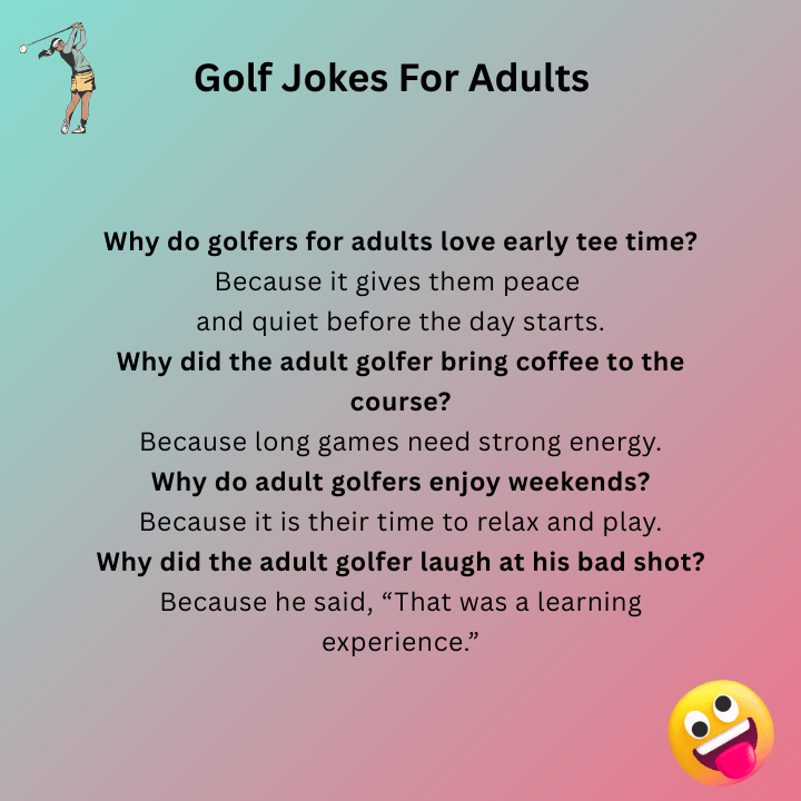 Golf Jokes For Adults