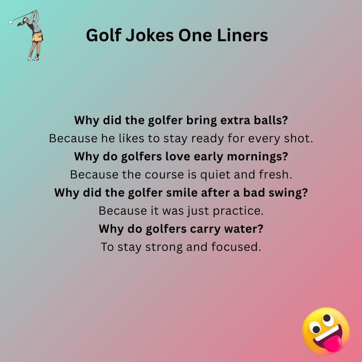 Golf Jokes One Liners