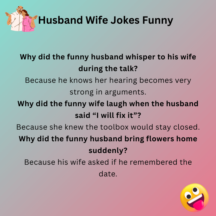Husband Wife Jokes Funny