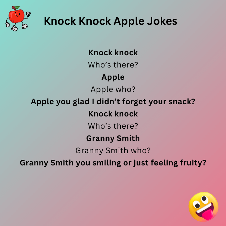 Knock Knock Apple Jokes