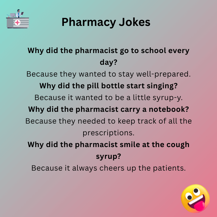 Pharmacy Jokes